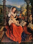 Bernard van orley Mary with Child and John the Baptist Spain oil painting artist